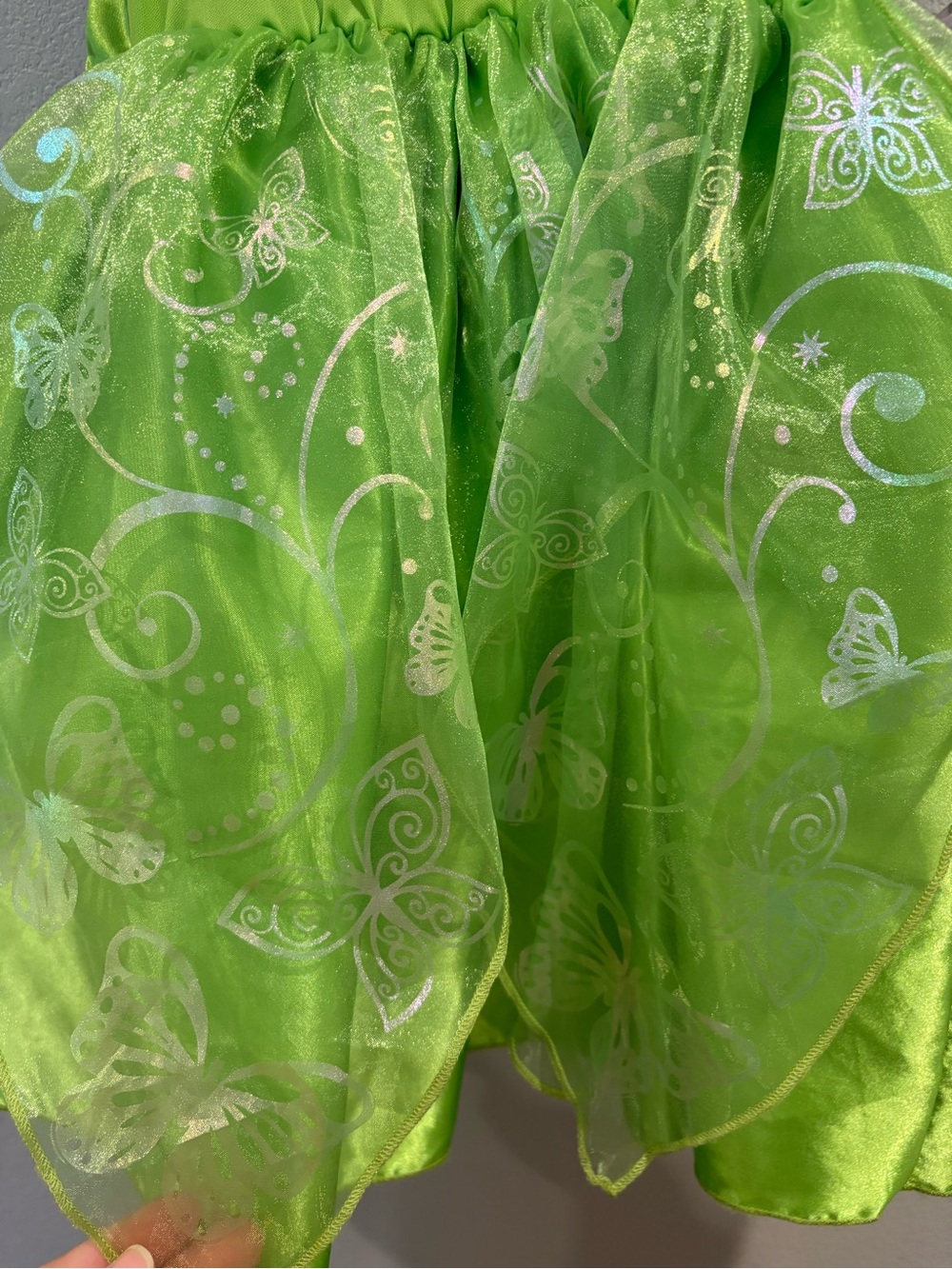 Disney Store Tinker Bell Halloween Costume Toddler Girls Size 5/6 Fairy Princess - Picture 8 of 16
